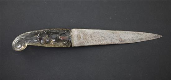 A Mughal style dagger, 26cm